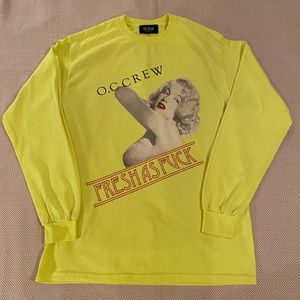 Marilyn Monroe by O.C. Crew LA LS T Shirt